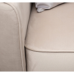 Диван двухместный раскладной светло-серый с кантом Pride варинант исполнения - 5 | Loft Concept в Костроме