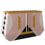 Дизайнерский комод с геометрическим рисунком Arredi варинант исполнения - 1 | Loft Concept в Костроме