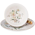 Чайная пара из фарфора 200 мл Grey Tea Porcelain Set варинант исполнения - 1 | Loft Concept в Костроме