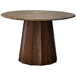 Круглый обеденный стол с мраморной столешницей Veras Marble Dining Table варинант исполнения - 1 | Loft Concept в Костроме