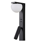 Бра с белым полусферическим плафоном и цилиндрическим поворотным спотом Trumpet Wall Lamp варинант исполнения - 1 | Loft Concept в Костроме