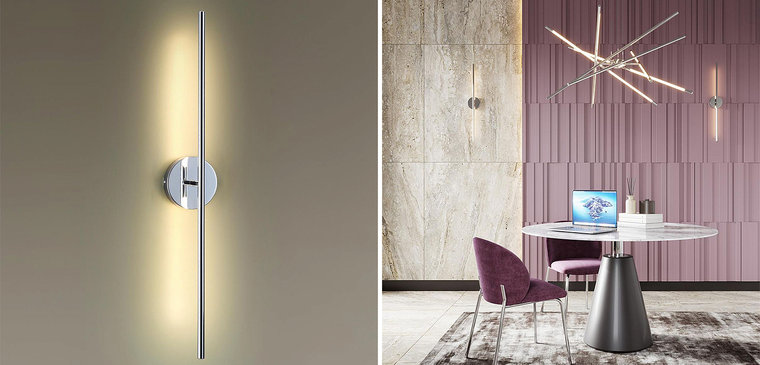 Бра Trumpet Tube Chrome Line Бра Trumpet Tube Chrome Line - Loft-Concept в Костроме