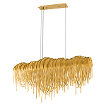 Люстра подвесная с металлическими дугами и длинными цепочками 115 см Atlantis Chain варинант исполнения - 2 | Loft Concept в Костроме