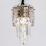 Подвесной хрустальный светильник Harmonica Crystal Gold Hanging Lamp варинант исполнения - 3 | Loft Concept в Костроме