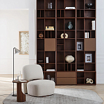 Приставной столик из массива дерева Walnut варинант исполнения - 7 | Loft Concept в Костроме