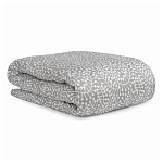 Постельное белье серого цвета с рисунком 200х220 см Blossom Essence варинант исполнения - 1 | Loft Concept в Костроме