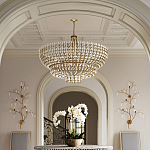 Бра с каркасом в виде веток усыпанных кристаллами Branches with Crystals варинант исполнения - 4 | Loft Concept в Костроме