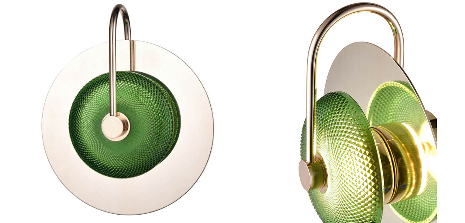 Бра Green Disk One Mirrored Бра Green Disk One Mirrored - Loft-Concept в Костроме