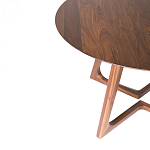 Обеденный стол круглый с изогнутыми ножками Godenza Round V Table варинант исполнения - 2 | Loft Concept в Костроме