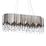 Большая многоярусная люстра Iroh Future Хром варинант исполнения - 1 | Loft Concept в Костроме