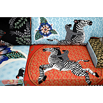 Большой Трехместный Диван с цветным принтом Qalakabusha Large Sofa варинант исполнения - 6 | Loft Concept в Костроме