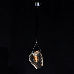 Подвесной светильник со стеклянном плафоном в форме бокала Kaleido варинант исполнения - 3 | Loft Concept в Костроме