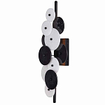 Бра светодиодное из черно-белых дисков Contrast Sample варинант исполнения - 3 | Loft Concept в Костроме