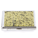 Портсигар на 10 сигарет с газовой зажигалкой из натурального камня Змеевик Светлый Stone Cigarettes Cases варинант исполнения - 1 | Loft Concept в Костроме