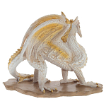 Декоративная статуэтка Дракон Dragon Beige Gold Statuette варинант исполнения - 3 | Loft Concept в Костроме