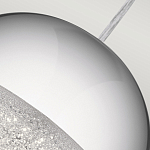 Подвесной светильник со сферическим плафоном из акрила с циркониевыми вкраплениями Kichler варинант исполнения - 6 | Loft Concept в Костроме