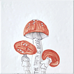 Плитка с узором Мухомор варинант исполнения - 2 | Loft Concept в Костроме