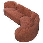 Модульный диван Calypso с кушеткой варинант исполнения - 2 | Loft Concept в Костроме