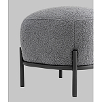 Пуф Стоун букле Fluffy темно-серый варинант исполнения - 2 | Loft Concept в Костроме