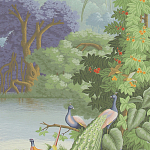 Обои ручная роспись Le Brésil Eden варинант исполнения - 2 | Loft Concept в Костроме