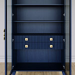 Дизайнерский шкаф витрина Elsa Dreams Blue с 4-мя ящиками варинант исполнения - 6 | Loft Concept в Костроме