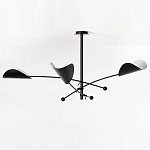 Потолочный светильник с подвижными плафонами Aracea Black Ceiling Lamp варинант исполнения - 3 | Loft Concept в Костроме