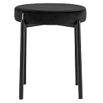Табурет с мягким круглым сиденьем RIO Black варинант исполнения - 2 | Loft Concept в Костроме