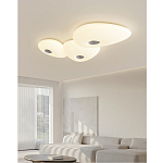 Потолочный светильник с тремя овальными матовыми плафонами TRIDalmen варинант исполнения - 3 | Loft Concept в Костроме