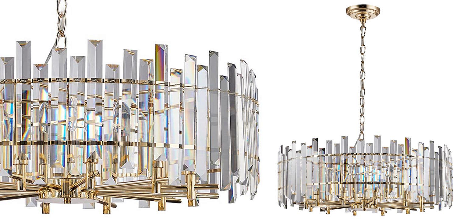 Люстра Langley Chandelier gold 80 Люстра Langley Chandelier gold 80 - Loft-Concept в Костроме
