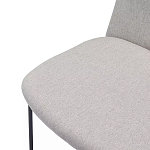 Стул мягкий светло-серый Chair Gray Runners варинант исполнения - 6 | Loft Concept в Костроме