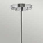 Потолочный светильник с двухслойным белым текстильным абажуром Hinkley варинант исполнения - 13 | Loft Concept в Костроме