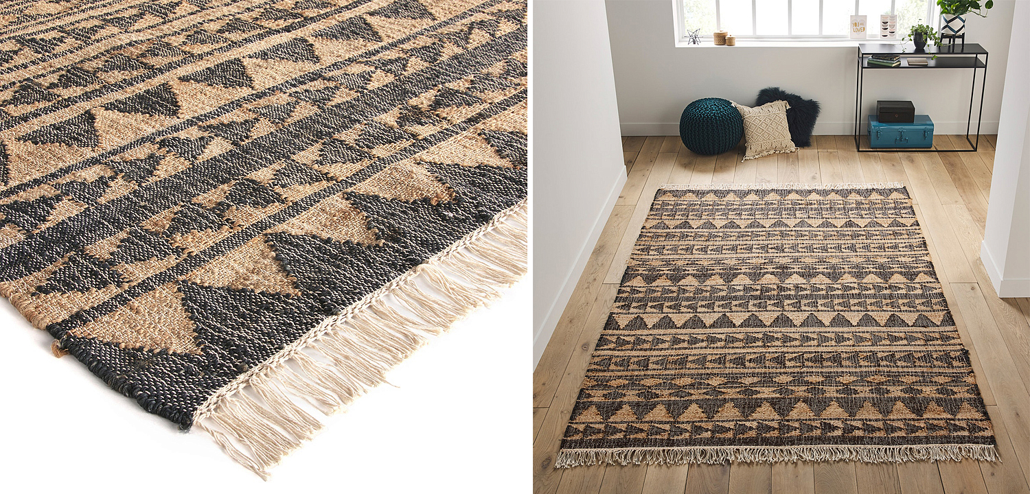 Ковер с бахромой Carpet Graphic Design Triangles Ковер с бахромой Carpet Graphic Design Triangles - Loft-Concept в Костроме