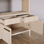 Стеллаж Primo с ящиками Светлый дуб  варинант исполнения - 6 | Loft Concept в Костроме