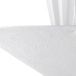 Люстра светодиодная белая геометрической формы с рифленым плафоном White Geometric Lamps варинант исполнения - 3 | Loft Concept в Костроме