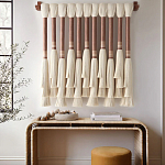 Плетеное настенное украшение с кистями Caballo Wall Hanging варинант исполнения - 1 | Loft Concept в Костроме