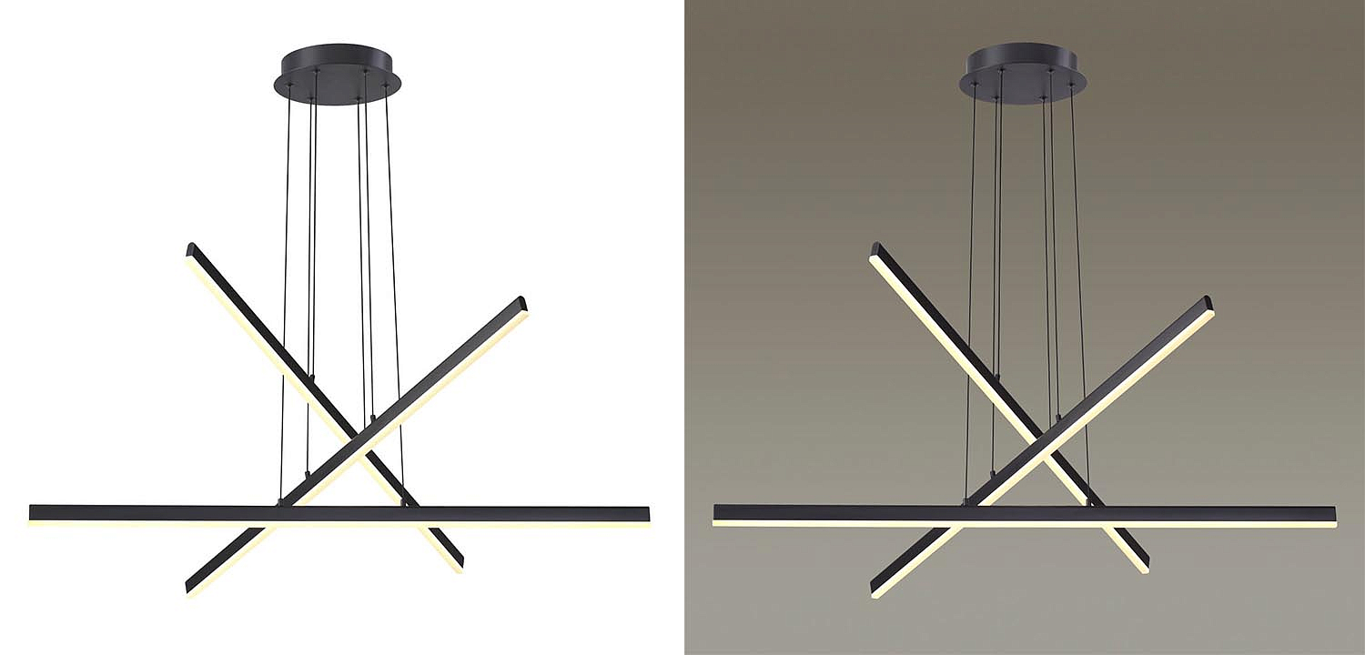 Люстра Rolf Black Lines Chandelier Люстра Rolf Black Lines Chandelier - Loft-Concept в Костроме