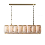 Люстра с абажуром из прямоугольных мраморных панелей Calling to Shine варинант исполнения - 7 | Loft Concept в Костроме