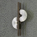 Бра  с фигурным мраморным рассеивателем Spiral of Warm Light варинант исполнения - 2 | Loft Concept в Костроме