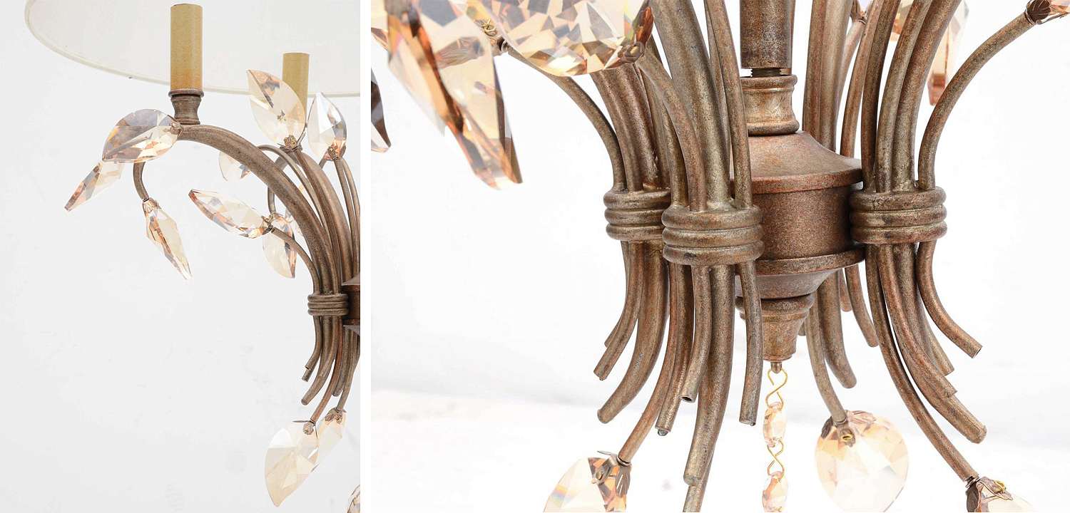 Люстра Malory Crystal Petals Chandelier Люстра Malory Crystal Petals Chandelier - Loft-Concept в Костроме