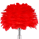 Настольная лампа с перьями Plumage Red Table Lamp варинант исполнения - 2 | Loft Concept в Костроме