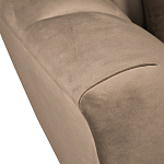 Дизайнерское кресло мягкое из серого велюра Serenity варинант исполнения - 3 | Loft Concept в Костроме