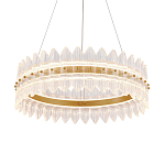 Люстра круглая с декоративными элементами в виде лепестков Round Light Flashing варинант исполнения - 1 | Loft Concept в Костроме