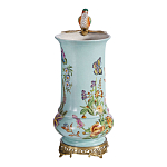 Ваза с птичкой из фарфора с бронзовыми элементами Garden of Eden варинант исполнения - 4 | Loft Concept в Костроме