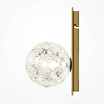 Бра с плафоном из прозрачного стекла с пузырьками воздуха Effervia варинант исполнения - 2 | Loft Concept в Костроме