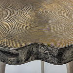 Металлический столик со столешницей в виде слеба Slabby варинант исполнения - 4 | Loft Concept в Костроме