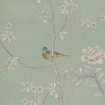 Обои ручная роспись Badminton Mercury Grey варинант исполнения - 3 | Loft Concept в Костроме