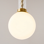 Подвесной светильник со стеклянными вставками Helios варинант исполнения - 5 | Loft Concept в Костроме