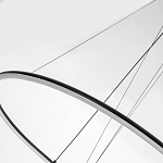 Светодиодная люстра Black LED Circle and Ball Lamp варинант исполнения - 4 | Loft Concept в Костроме