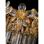 Бра с декоративными элементами в виде крупных хрустальных цветов Palace Gardens варинант исполнения - 3 | Loft Concept в Костроме