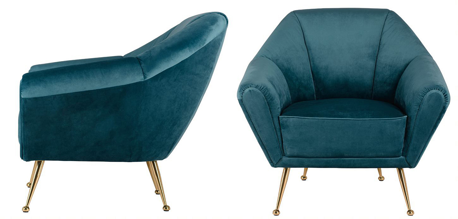 Кресло Brunner Chair blue Кресло Brunner Chair blue - Loft-Concept в Костроме